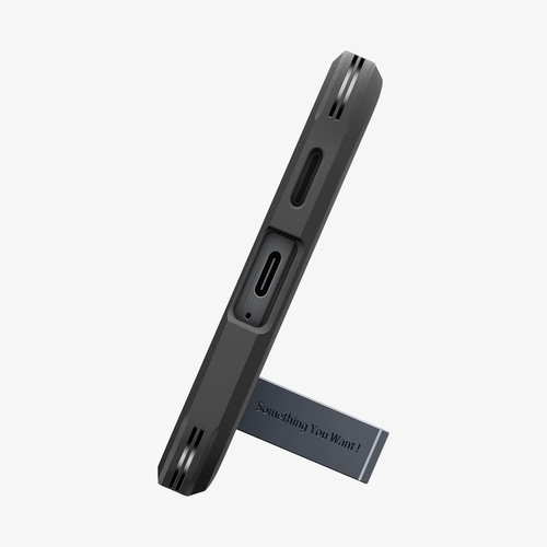 Spigen Tough Armor Case for Samsung Galaxy A57 Smartphone - Metal Slate - Impact Resistant, Shock Absorbing, Anti-scratch,