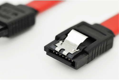 Ednet 50 cm SATA Datentransferkabel für Festplatte, DVD, Hauptplatine - Zweiter Anschluss: 1 x 7-pin L-Type SATA - 6 Gbit/