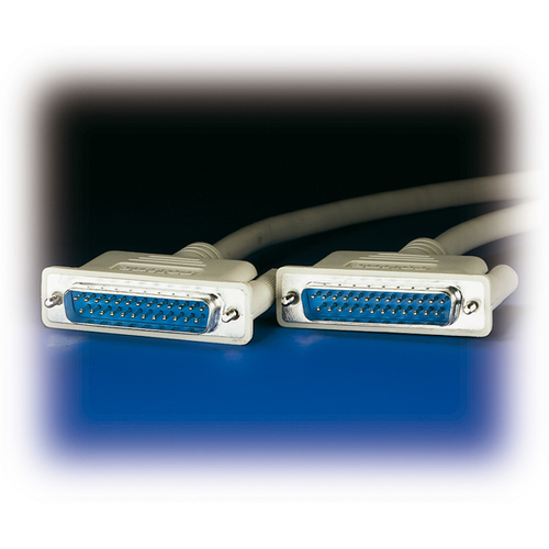Roline 11.01.3518 1,80 m Datentransferkabel - Cable for Drucker - Abschirmung - Golden Beschichteter Kontakt - Grau