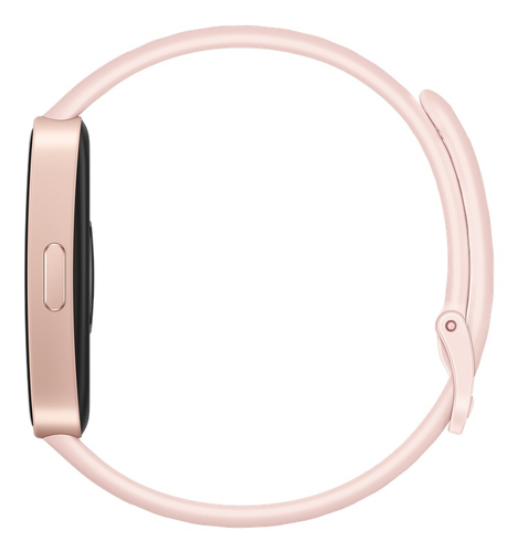 Huawei Band 10 Smart Band - Rectangular Case Shape - Pink Case Color - Pink Band Color - Polymer Case Material - Fluoroela