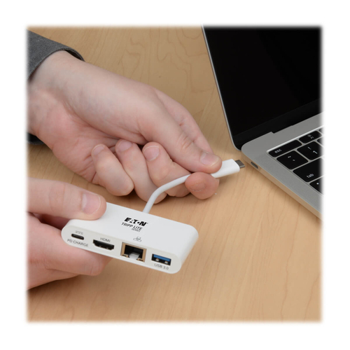 Tripp Lite series U444-06N-HGU-C USB-Typ C Docking Station für Desktop-PC, Tablet-PC, Notebook - 2 x USB-Anschlüsse - 2 x 