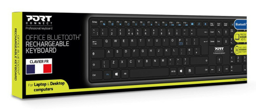 Port Designs 900903-R-UK. Keyboard form factor: Full-size (100%), Connectivity technology: Wireless, Device interface: Blu