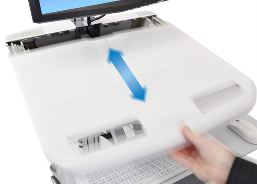 Ergotron SV42-6302-C. Product colour: White, Recommended usage: PC, Type: Multimedia cart. AC input voltage: 230 V, AC inp