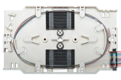 Digitus Splice cassette with 12 pigtails, pre-assembled, LC, OM4. Connector type: LC, Product colour: Multicolour, Fiber m