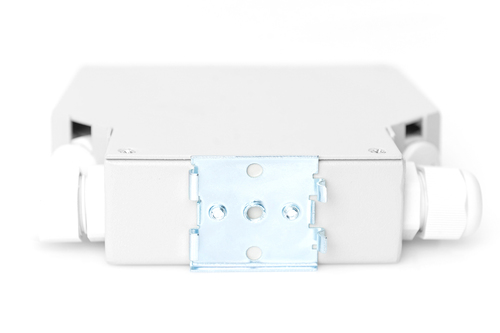 Digitus Din Rail Distribution Box. Connector type: SC, Product colour: Grey. Width: 125 mm, Depth: 130 mm, Height: 35 mm. 