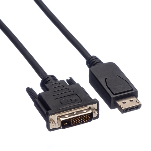 Value 1 m DisplayPort/DVI-D Videokabel - Cable for Monitor, Computer, TV, Multimedia-Gerät, Grafikkarte, Videogerät - Unte