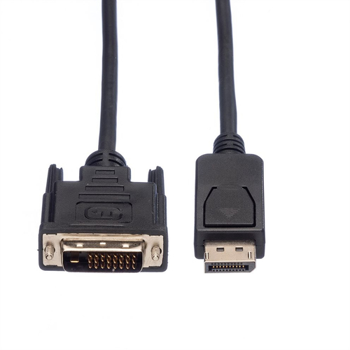 Value 1 m DisplayPort/DVI-D Videokabel - Cable for Monitor, Computer, TV, Multimedia-Gerät, Grafikkarte, Videogerät - Unte