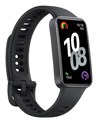 Huawei Band 10 Smart Band - Rechteckig Case Shape - Schwarz Tasche, Farbe - Schwarz Band Color - Polymer Gehäusematerial -