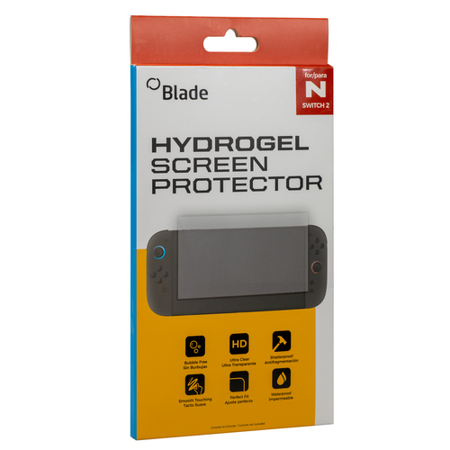 Blade Gaming Hydrogel Screen Protector for Nintendo Switch 2. Type: Screen protector, Platform: Nintendo Switch 2, Product