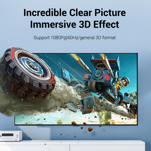 Vention 1 m DisplayPort/DVI Video Cable - Cable for Video Device - Second End: 25-pin DVI Digital - Male - Supports up to1