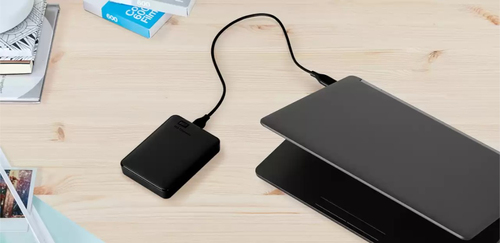 WD Tragbar Festplatte - Extern - 6 TB - Schwarz
