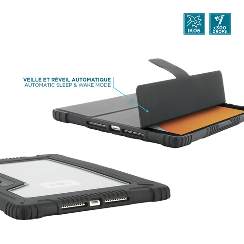 MOBILIS Robust Hülle für Apple iPad (9. Generation), iPad (8. Generation), iPad (7. Generation) Tablet - Bulk - 25,9 cm (1