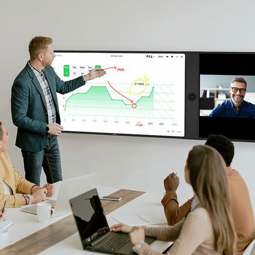 DTEN D7X 4K UHD LCD Collaboration Display - Touchscreen - 16:9 Seitenverhältnis - 3840 x 2160 - LED - 2160p - USB - HDMI -