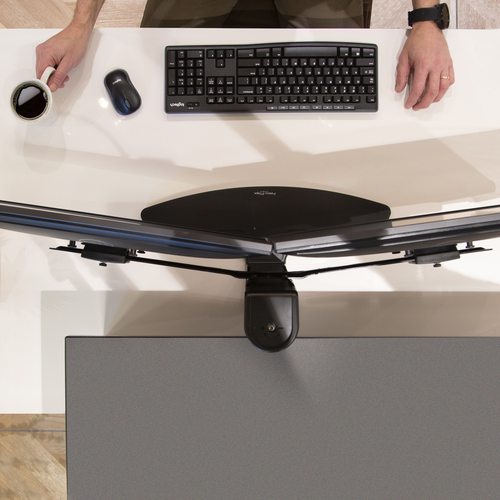 Ergotron Neo Flex Dual Monitor Lift Stand. Peso máximo (capacidade): 6,4 kg, Tamanho máximo de ecrã: 62,2 cm (24.5"), Supo