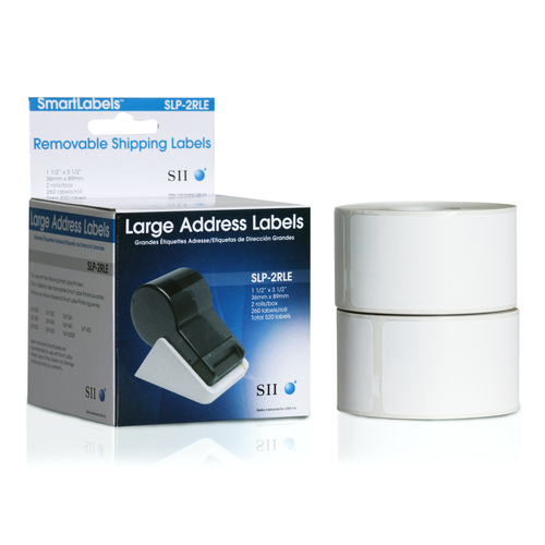 SLP-2RLE WHITE LABEL 36X89MM 260 LAB/ROLL