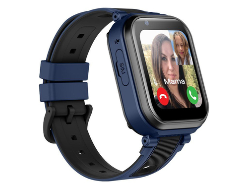 Carneo Smart Watch - 47 mm Case Height - 16 mm Case Thickness - 41 mm Case Width - Children - Blue, Black Body Color - Wir