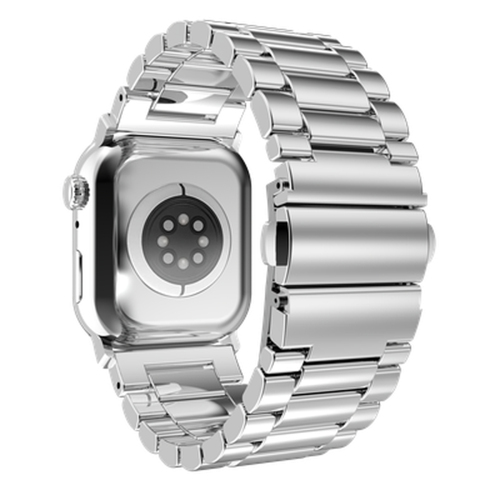 Just in Case PrimeSteel Strap Apple Watch 40/41/42mm Silver. Watch part/accessory type: Watch strap, Brand compatibility: 