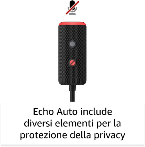 Amazon Echo Auto (2 gen.). Virtual assistant: Amazon Alexa, Shape: Rectangle, Product colour: Black. Processor manufacture