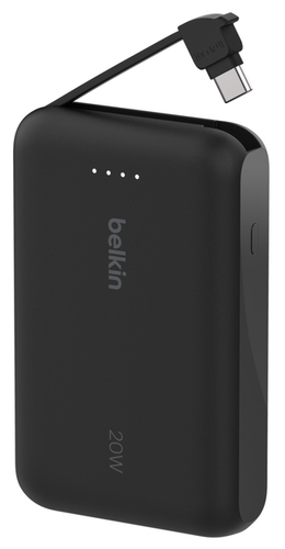 Belkin BoostCharge Stromspeicher - Schwarz - für Smartphone, Tablet-PC, iPad mini, iPad, iPad Pro - 10000 mAh - 20 W - USB