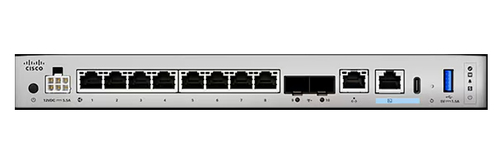 Cisco Secure 1220CX Network Security/Firewall Appliance - Centralized Management - 8 Port - 10/100/1000Base-T - 10 Gigabit