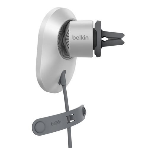 Belkin BoostCharge Pro Induktionsladegerät - Grau - für Qi2-fähiges Gerät, iPhone - Eingangsstecker: USB - MagSafe-Technol