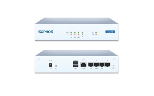 Sophos . Débito da firewall: 2 Gbit/s, Débito da VPN: 0,2 Gbit/s, Throughtput IPS/IDS: 510 Mbit/s. Dissipação de calor: 19