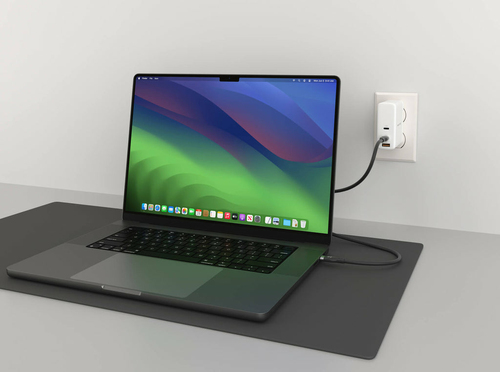 Targus HyperJuice HJ4001BKGL Charging Cable - 1 m - For USB Type C Device, MacBook - USB Type C / USB Type C - Black - Tan