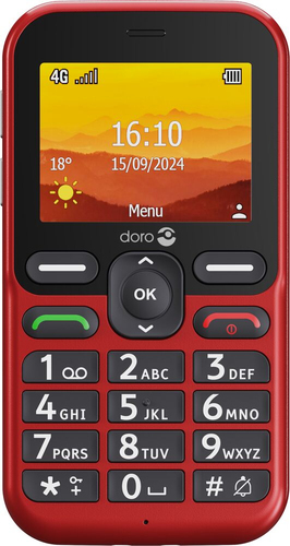 Doro Leva L11 DFC-0510 128 MB Feature Phone - 6.1 cm (2.4") TFT 240 x 320 - Cortex A7Single-core (1 Core) 1 GHz - 64 MB RA