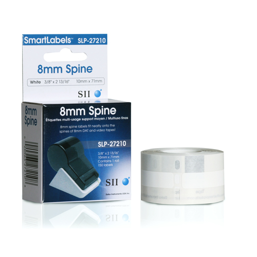 SLP-27210 WHITE LABEL 10X71MM 150 LAB/ROLL 1 ROLL/BOX