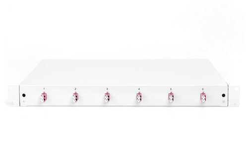 Digitus Fiber Optic Sliding Splice Box, 1U, Equipped, LC, OM4. Type: Cable management panel, Housing material: Steel, Prod