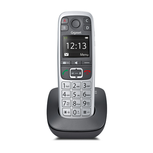 Gigaset E560 DECT-Schnurlostelefon - Silber - 1 Telefonleitung(en) - Freisprecheinrichtung - Hörhilfen-kompatibel