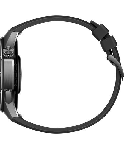 Huawei Watch GT 5 Pro Smart Watch - 46 mm Case Width - Black Case Color - Black Band Color - Nanocrystalline Ceramic Case 