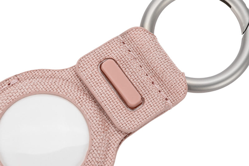 Incase Woolenex AirTag Bestandsverfolgung-Etikettenschieber - 91,4 mm x 40,6 mm x 5,1 mm x - Metall, Polyester - Blush-Ros