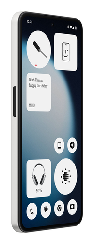 Nothing 3a Lite. Display diagonal: 17.2 cm (6.77"), Display resolution: 1084 x 2392 pixels. Processor family: MediaTek Dim