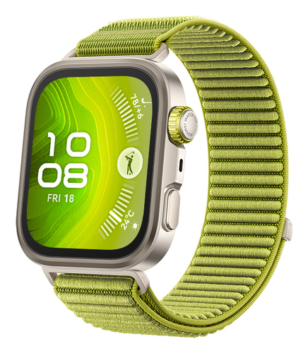 Huawei WATCH FIT 4 Pro Smart Watch - 44.50 mm Case Height - 9.30 mm Case Thickness - 40 mm Case Width - Green Case Color -