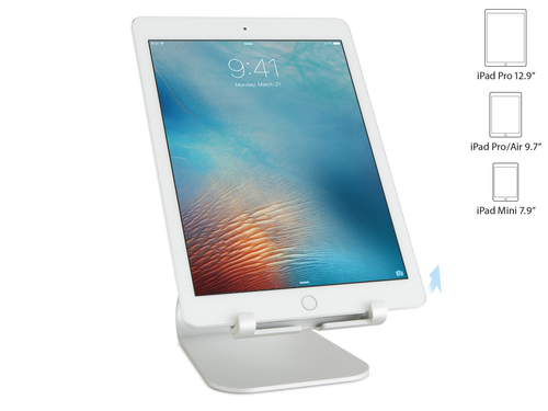 Rain Design mStand Tablet-PC-Ständer - Bildschirmgröße: Bis zu 33 cm (13 Zoll) - 18,3 cm Höhe x 17 cm Breite x 11,9 cm Tie
