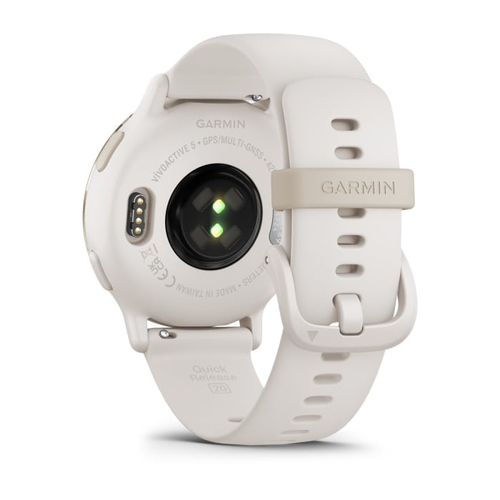 Garmin vívoactive 5 Smartwatch - Avorio, Oro Colore del Case - Avorio Colore cinturino - Alluminio Materiale della struttu