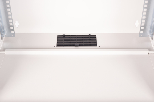Digitus SOHO PRO 9U Wandmontierbar Geschlossener Schrank Rackschrank für Networking - Hellgrau - Stahl, Blech - 60 kg Maxi