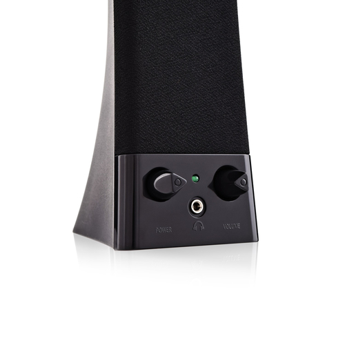 V7 USB Powered Stereo Speakers - Black