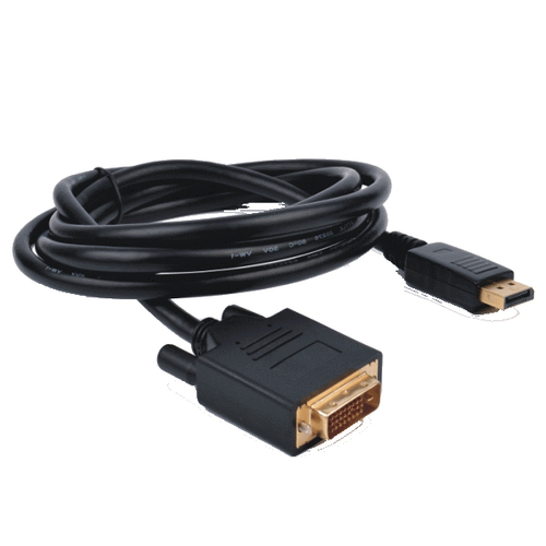 M-CAB 2 m DisplayPort/DVI AV-Kabel - Zweiter Anschluss: 1 x 25-pin DVI Digital Video - Male - Golden Beschichteter Stecker