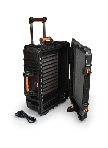 Port Designs 901952. Type: Portable device management cabinet, Product colour: Black, Orange, Placement: Floor. Supported 