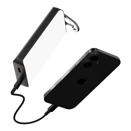 Xtorm XG2ES101. Battery capacity: 10000 mAh. USB Type-A output ports: 1, USB Type-C ports quantity: 1. Total output power: