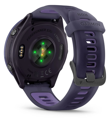 Garmin Forerunner 570. Display diagonal: 3.56 cm (1.4"), Display technology: AMOLED, Display resolution: 454 x 454 pixels,