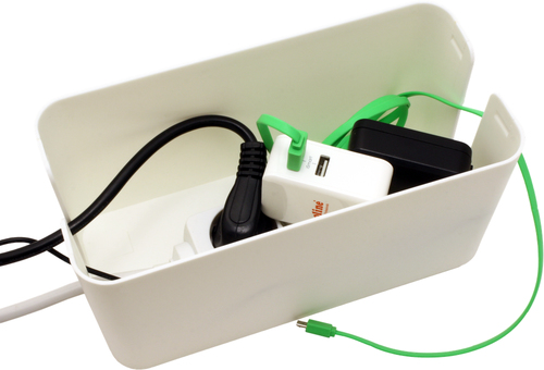 Value Kabelbündler - Weiß - 1 / Pack Paket - Kabelkasten - Plastik