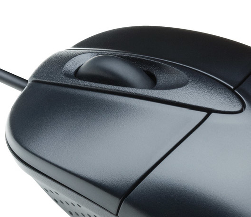 V7 M30P10-7E Mouse - USB - Optical - 3 Button(s) - Silver, Black - Cable - 1000 dpi - Scroll Wheel