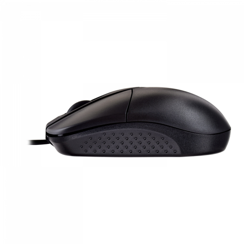 V7 M30P10-7E Mouse - USB - Optical - 3 Button(s) - Silver, Black - Cable - 1000 dpi - Scroll Wheel