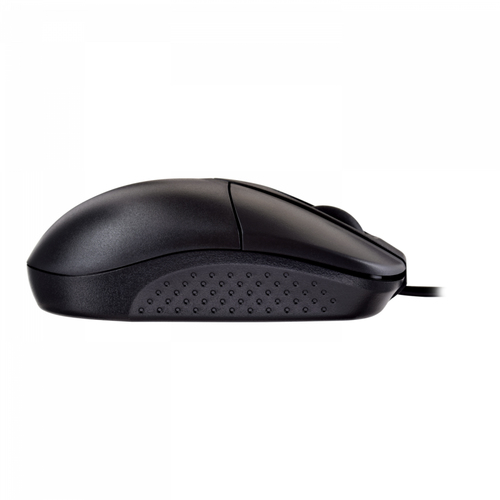 V7 M30P10-7E Mouse - USB - Optical - 3 Button(s) - Silver, Black - Cable - 1000 dpi - Scroll Wheel