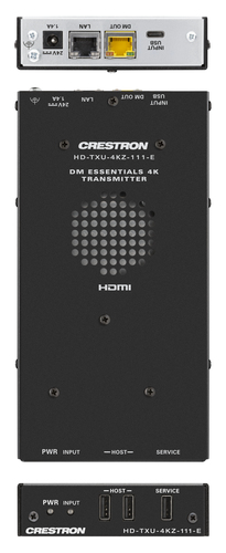 Crestron HD-TXU-4KZ-111-E. Tipo: Receptor AV, Resolução Máxima: 4096 x 2160 pixels, Tipos de cabos suportados: Cat5e. Tecn