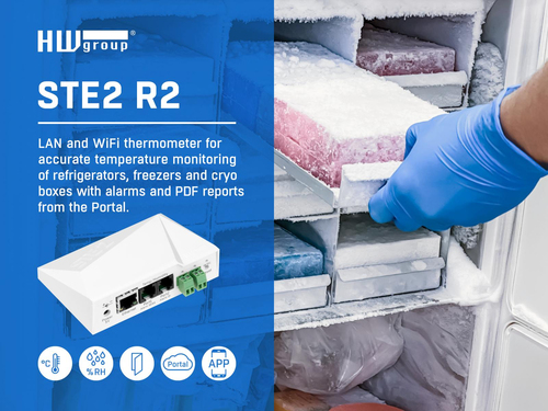 HW group STE2 R2. Produkttyp: Temperatursensor, Measuring functions: Umgebungstemperatur. Energiequelle: PoE, Gleichstrom,