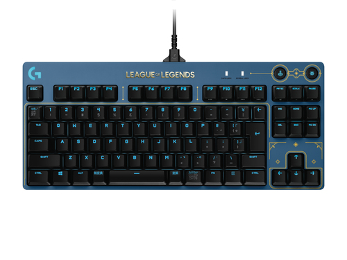 Logitech G 920-010537. Forma do factor do teclado: Sem teclado numérico (80 - 87%). Estilo de teclado: Em frente/linha ret